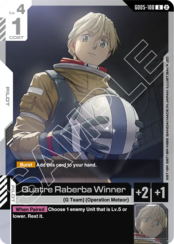 Quatre Raberba Winner