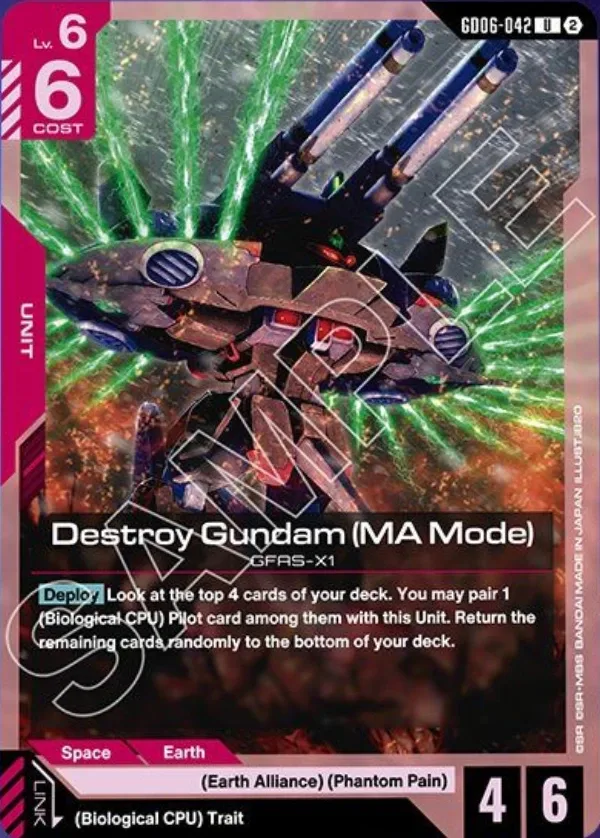 Destroy Gundam (MA Mode)