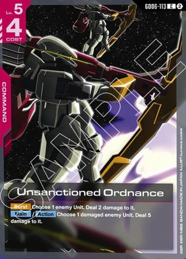 Unsanctioned Ordnance