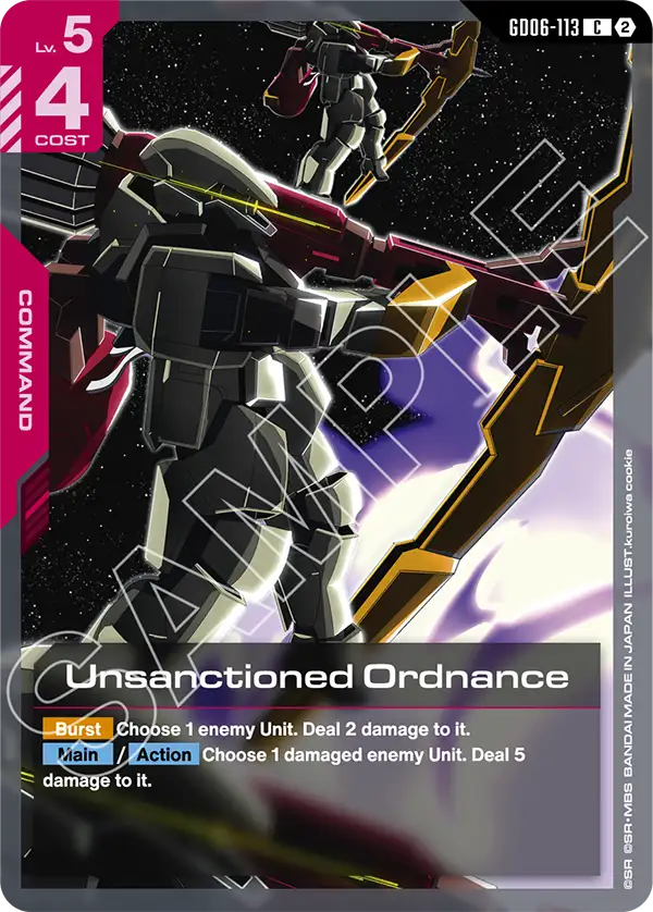 Unsanctioned Ordnance