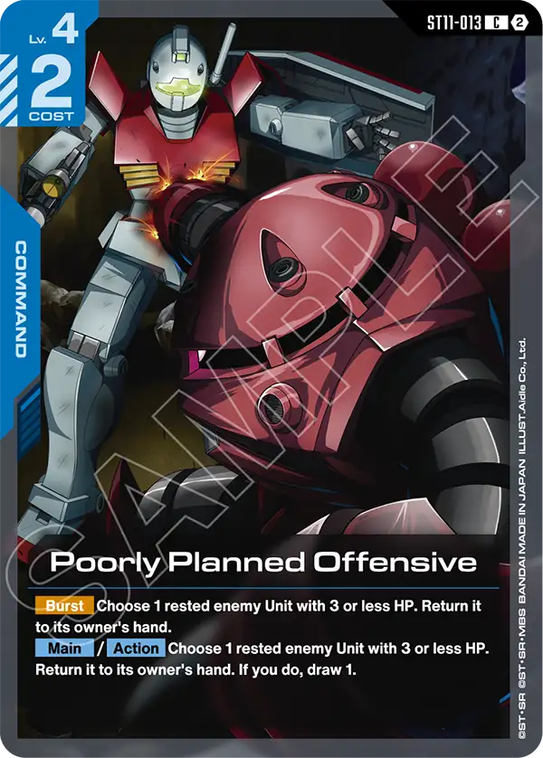 Poorly Planned Offensive