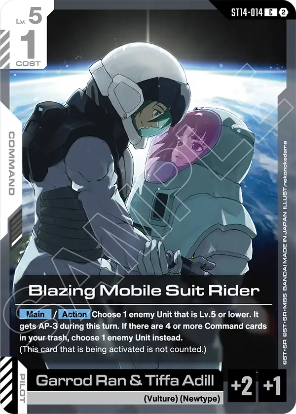Blazing Mobile Suit Rider